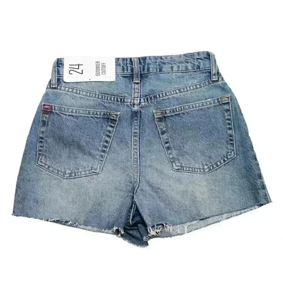 NWT Urban Outfitters BDG Shorts Sz 24 Distressed Denim Summer Cut Off Button Fly - Picture 7 of 11